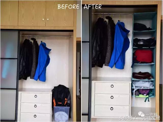 小柜子分层收纳整理,又高又大的柜子如何收纳