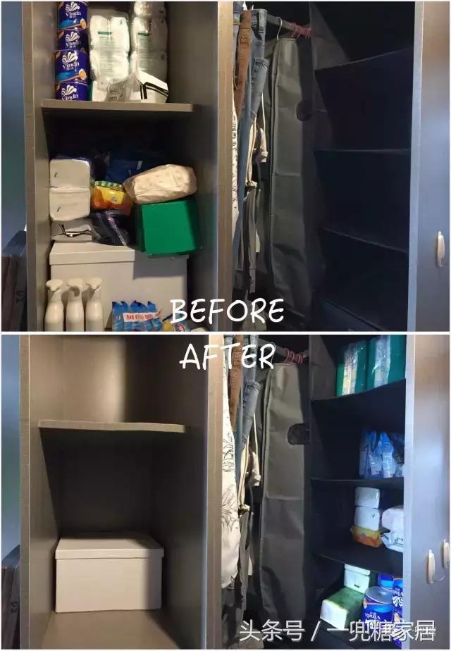 小柜子分层收纳整理,又高又大的柜子如何收纳