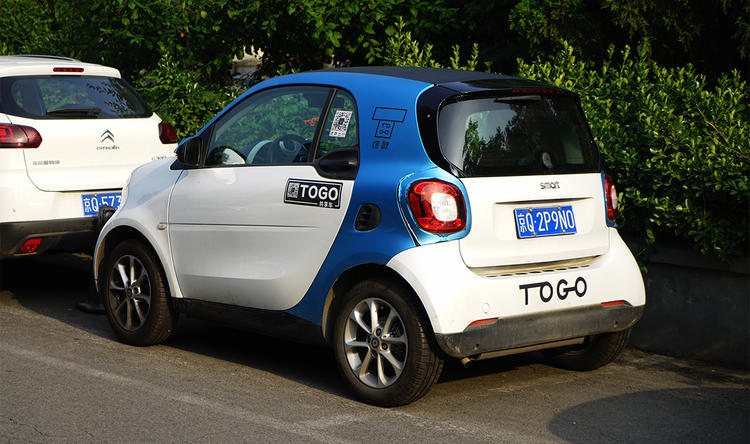 扫码式的共享汽车,扫码的共享汽车