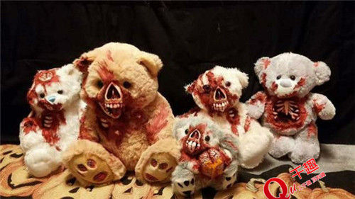 可怕泰迪熊,泰迪熊里面吓人的片段