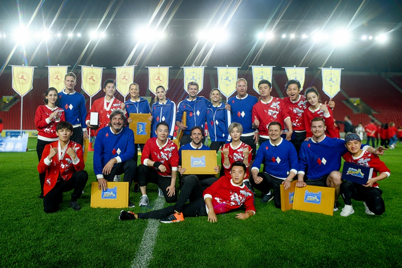 奔跑吧第五季与捷克友人比拼热巴,奔跑吧第一季鹿晗和热巴