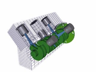 汽车部件动态原理图（动画一目了然）