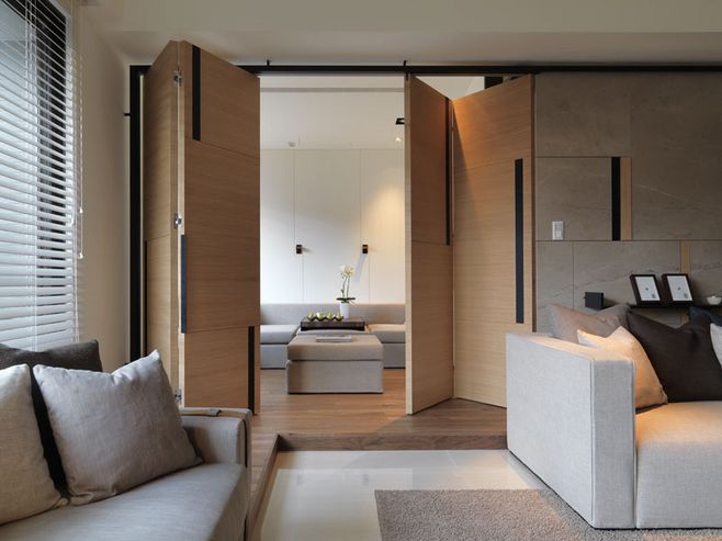 阳台推拉门还是折叠门,阳台推拉门改折叠门