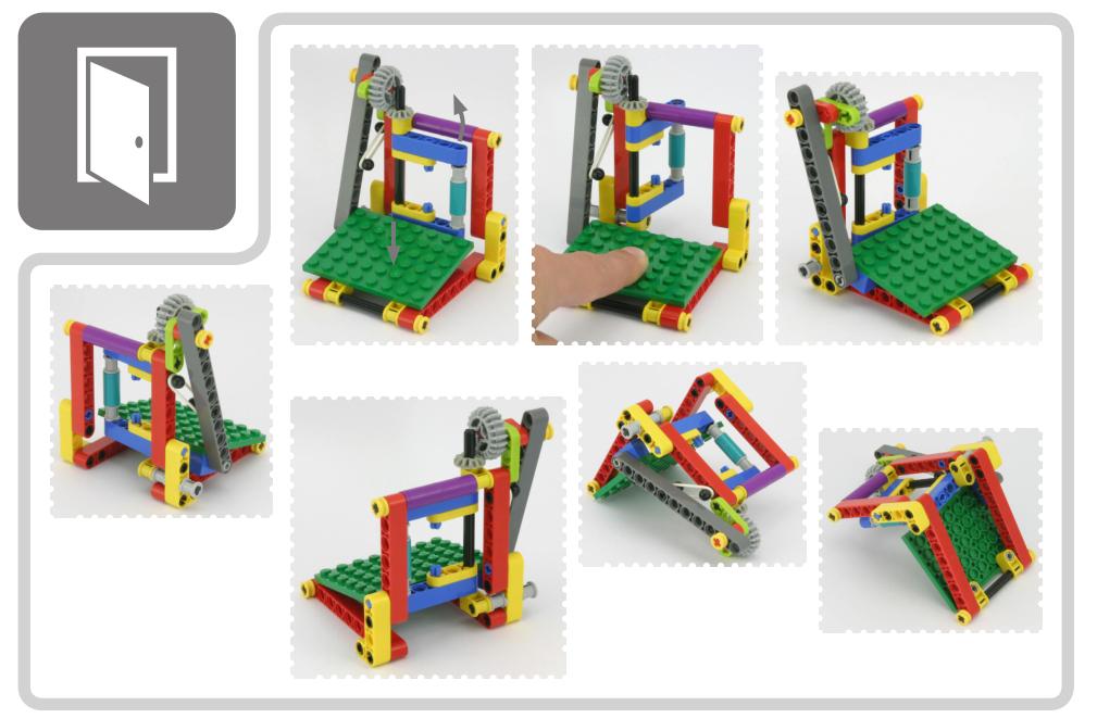 乐高门拼装教程,乐高门制作