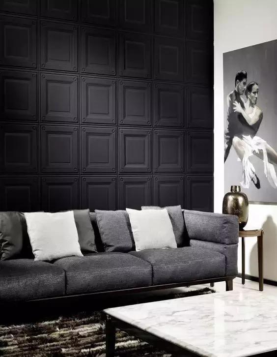 时尚经典护墙板装修效果图,小户型护墙板设计