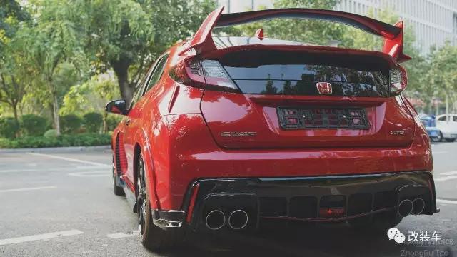 70万的进口思域太遥远，杭州车友将飞度GK5打造成Type-R外观
