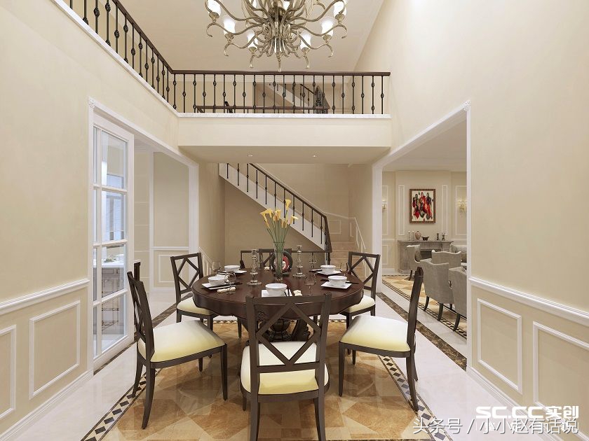 42万打造286㎡欧式风格别墅孔雀城大学里