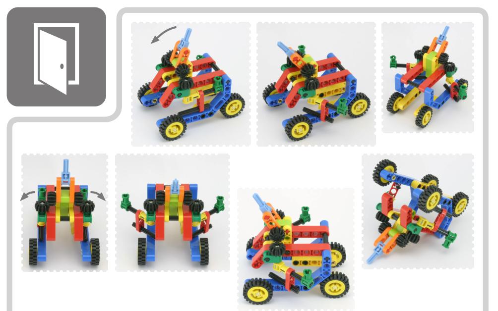 乐高门拼装教程,乐高门制作