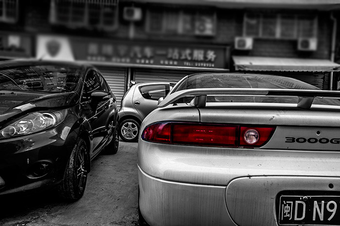 中国还能上路的三菱3000gt,老款三菱3000gt