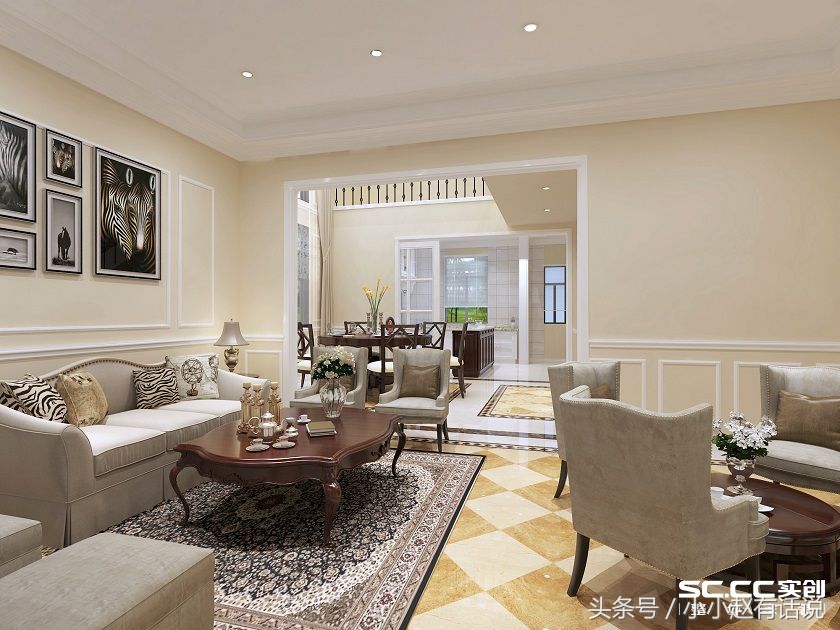 42万打造286㎡欧式风格别墅孔雀城大学里