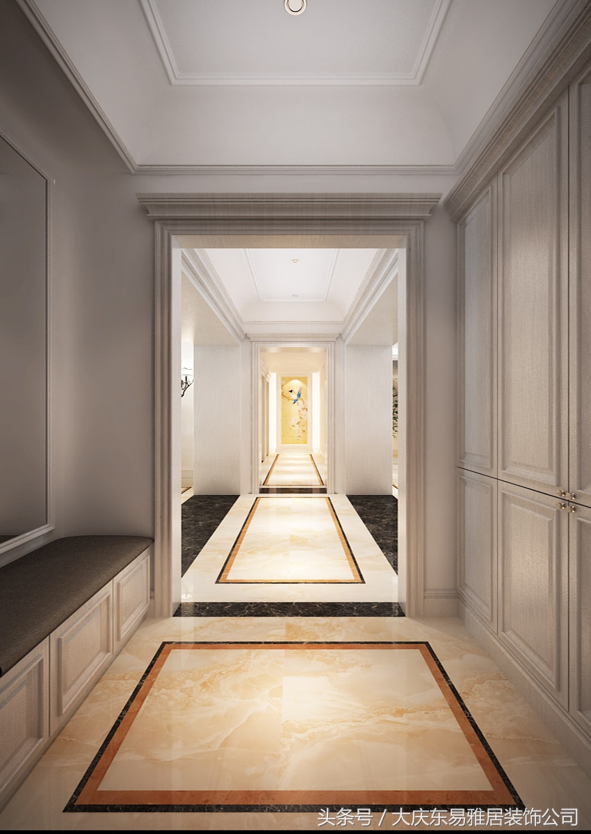 雅居室内设计装饰效果图,大庆东易装修公司