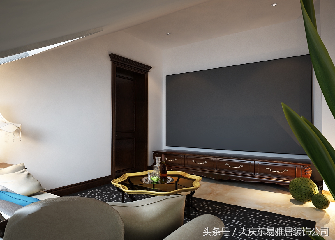 雅居室内设计装饰效果图,大庆东易装修公司