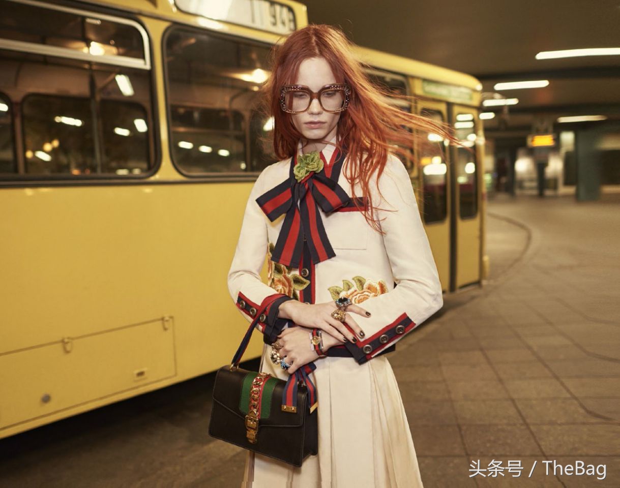 gucci包包经典入门款sylvie,2018年新款的包包gucci