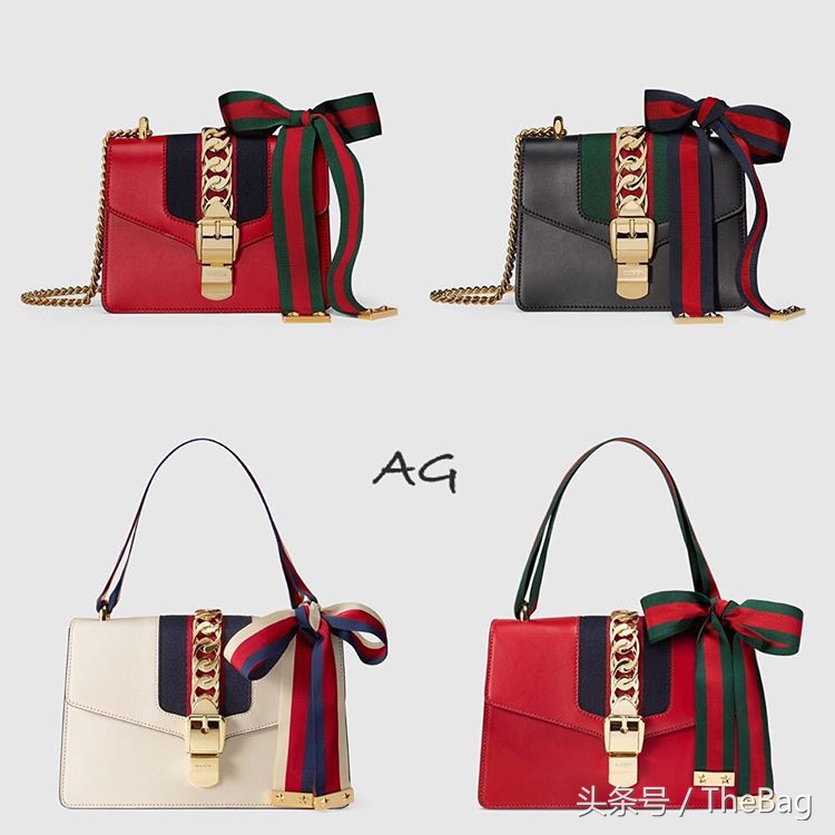 gucci包包经典入门款sylvie,2018年新款的包包gucci