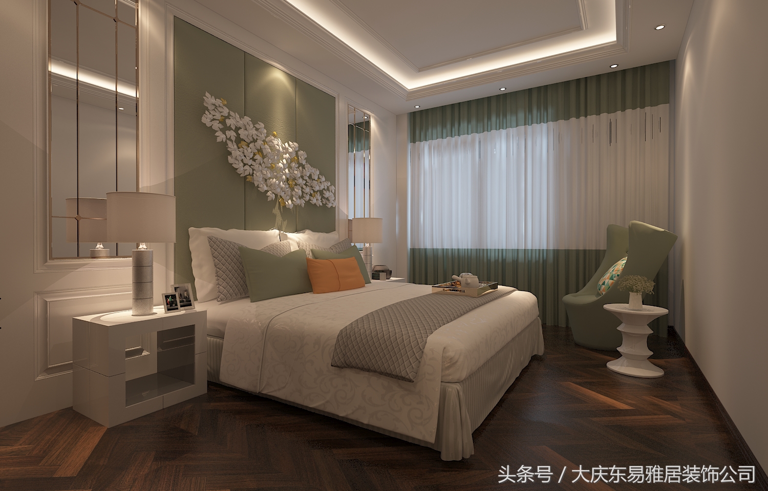 雅居室内设计装饰效果图,大庆东易装修公司