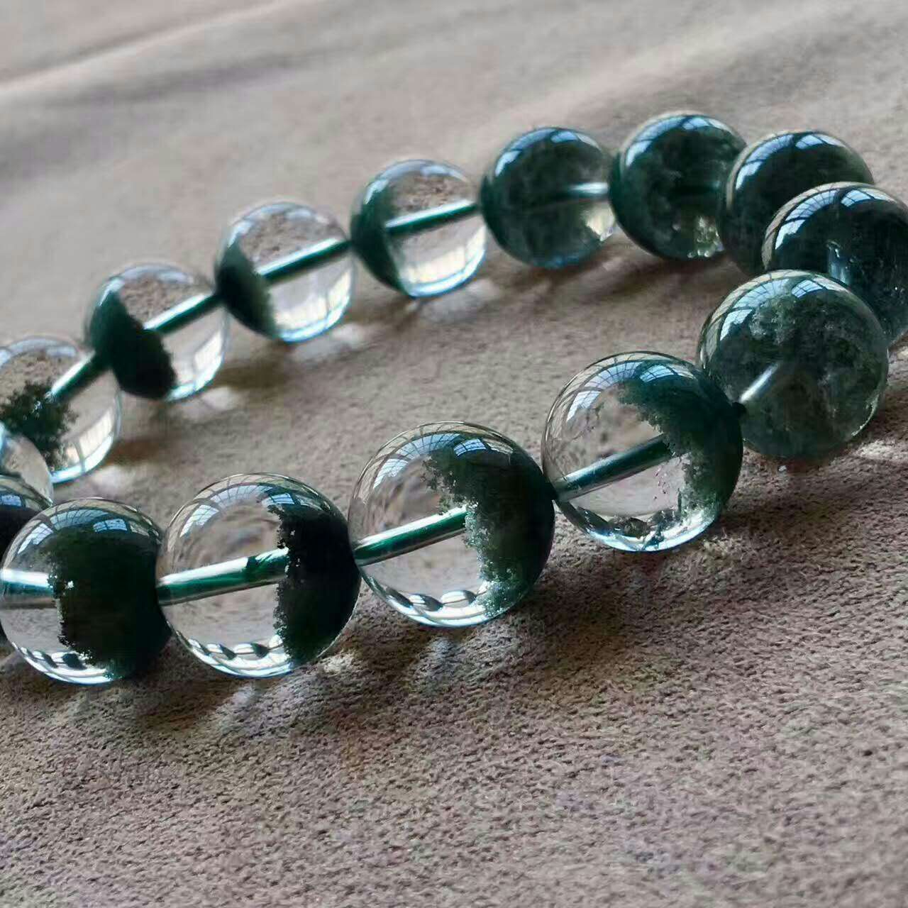 绿幽灵水晶单珠吊坠,绿幽灵水晶手串的寓意和象征