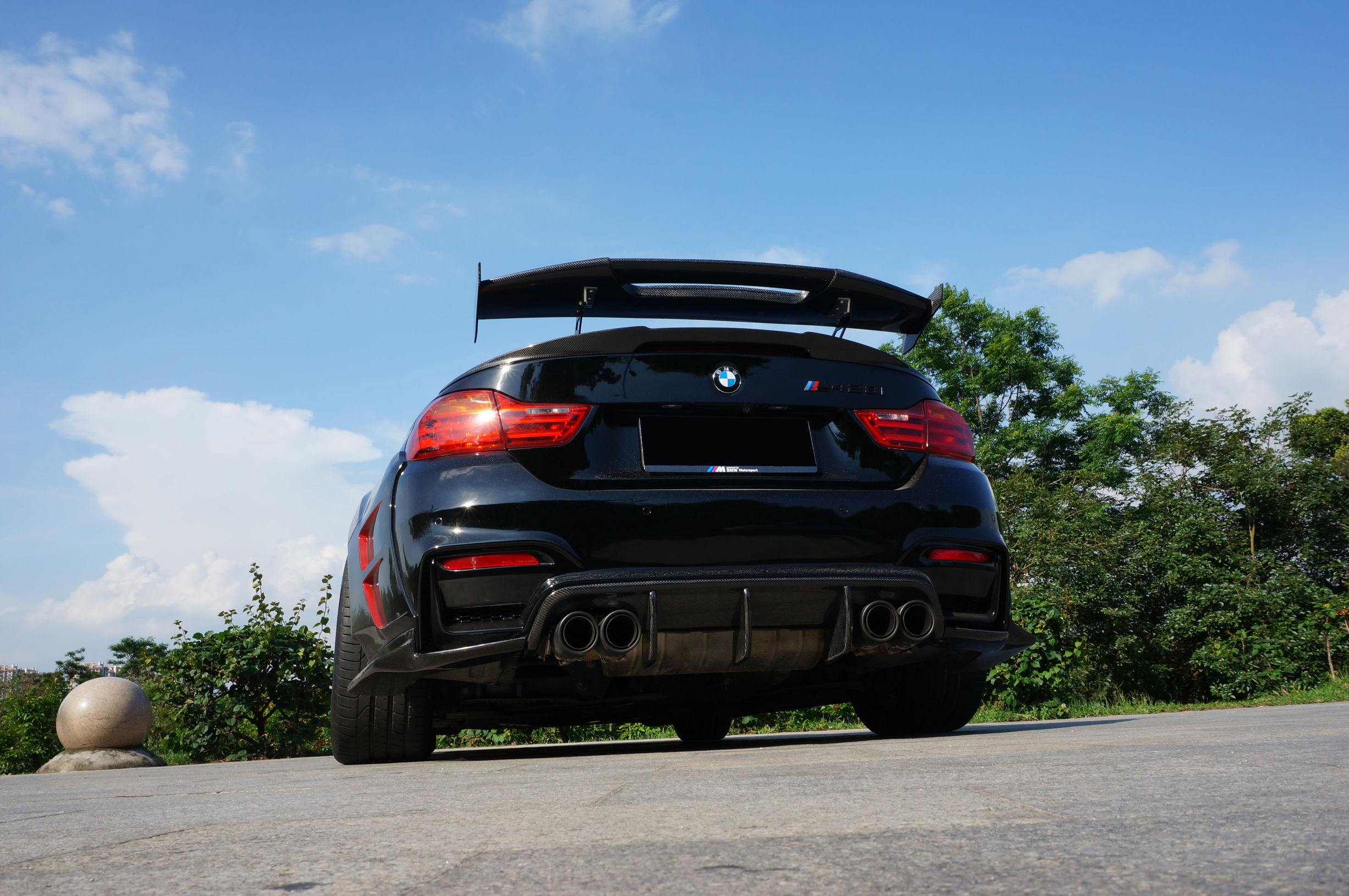 宝马428i运动套装改装黑武士,宝马428四门黑武士