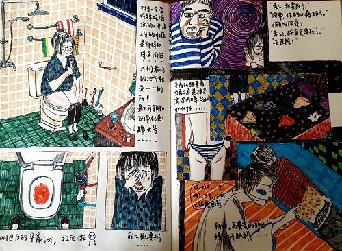 无印良品迷你彩笔,用普通的彩色笔来做手帐