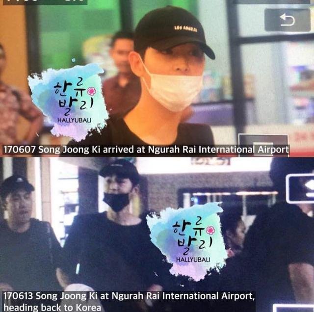 宋仲基宋慧乔同游巴厘岛度假,宋仲基宋慧乔甜蜜抵达巴黎时装周