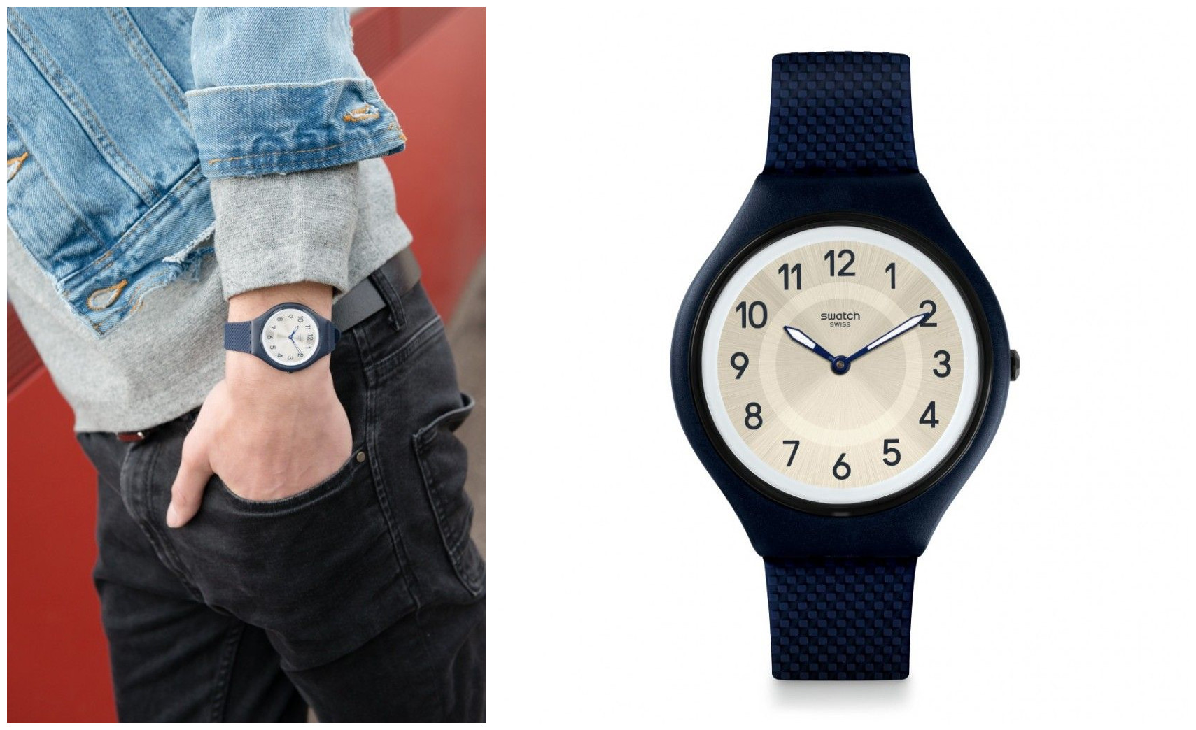 简约手表白盘黑带,简约手表装饰