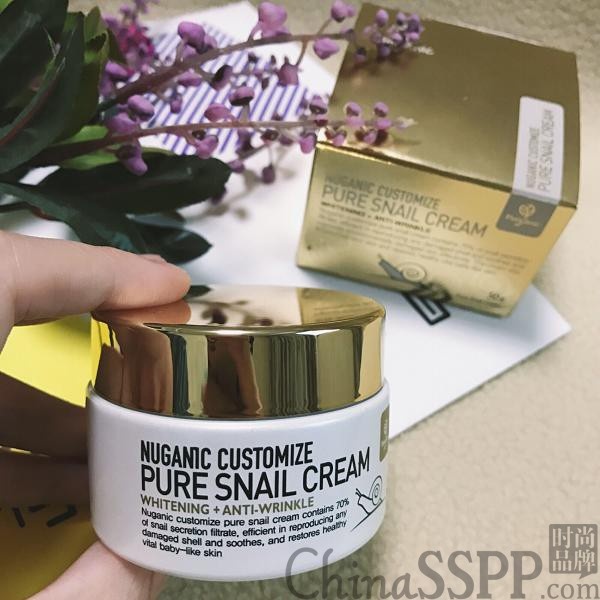 评测丨开启肌肤新生之旅nuganic绿康丽订制型高效营养修复蜗牛霜