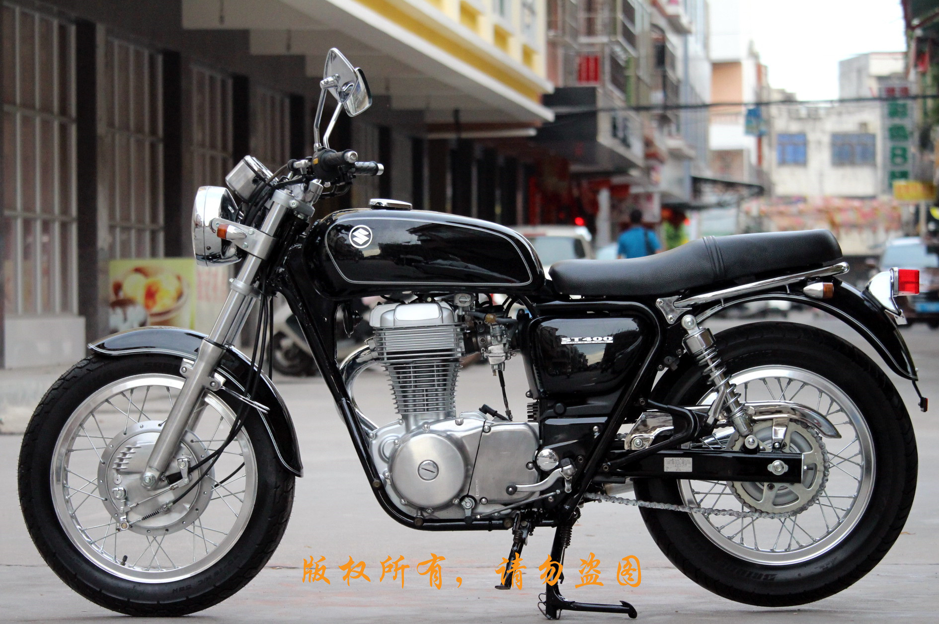 铃木400cc四缸老车街车,铃木400街车最新款