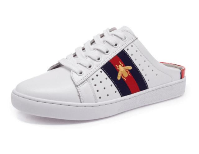 关关的涂鸦款小白鞋，杨幂、唐嫣都有穿，她们也买99元鞋子？