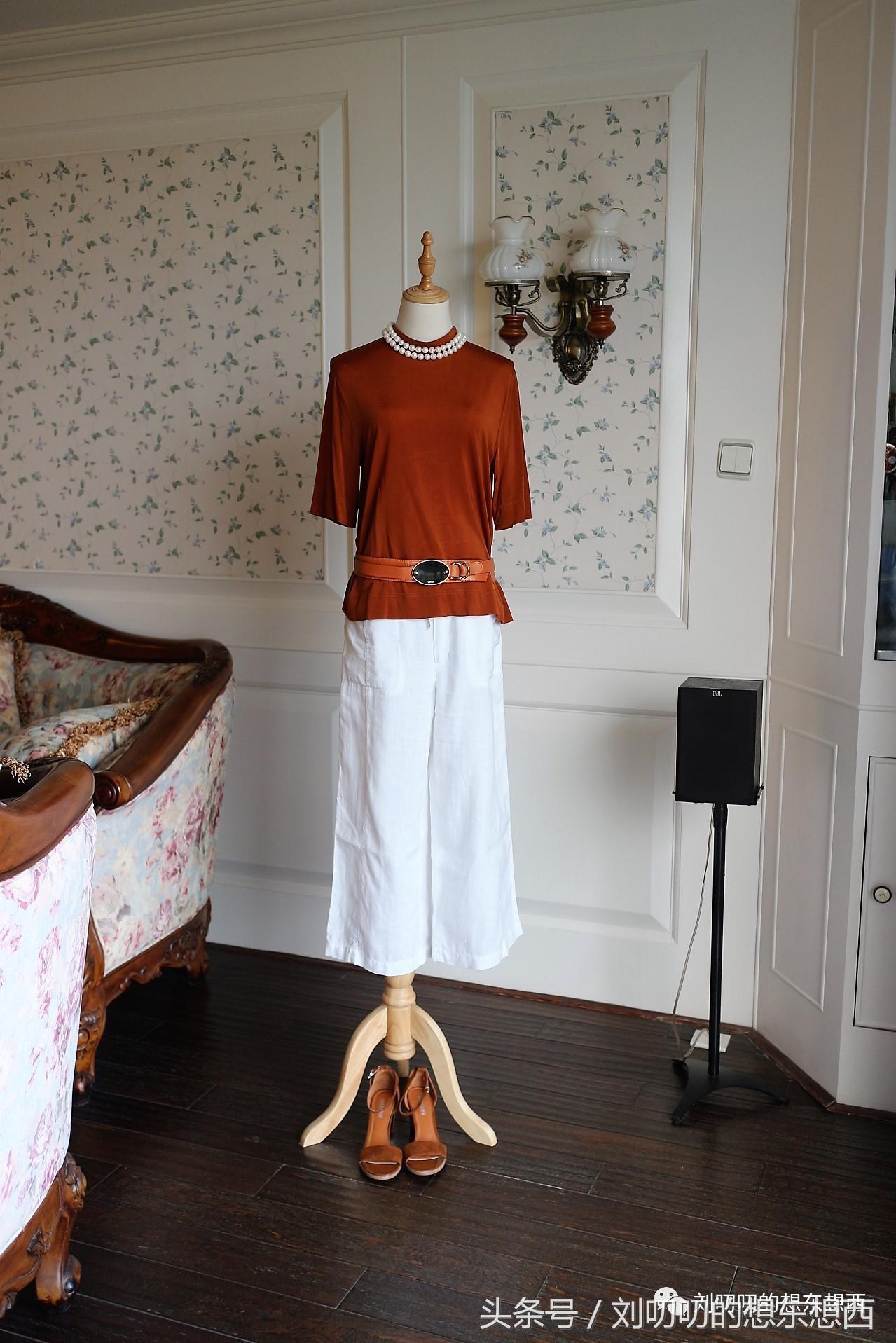 重磅棉T恤潮款,小众纯色t恤韩版