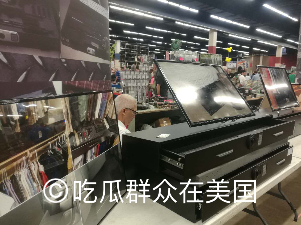 美国佛罗里达州枪展,在美国逛枪展