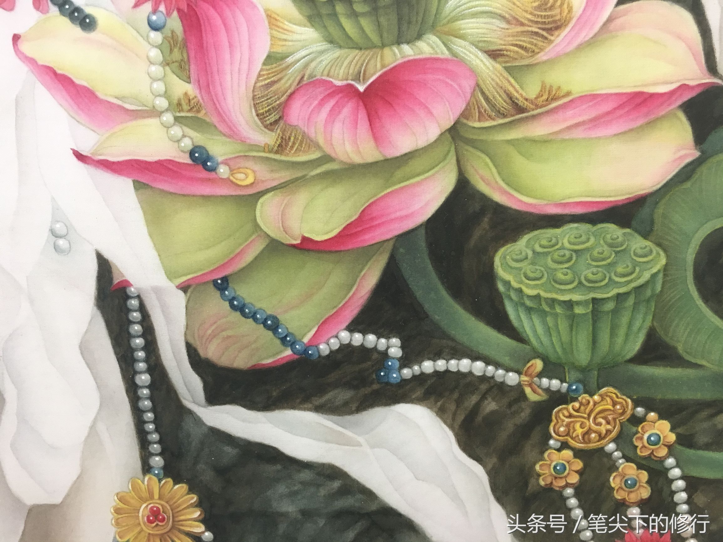 美到极致的菩萨｜听涛观瀑望水月，静思禅定得自在