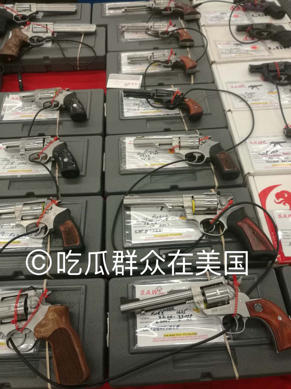 美国佛罗里达州枪展,在美国逛枪展