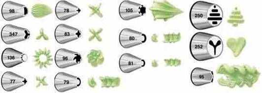 学习做蛋糕？哪里可以学西点？裱花新手看过来~全套的裱花嘴使用技巧打包好了，拿走不谢~