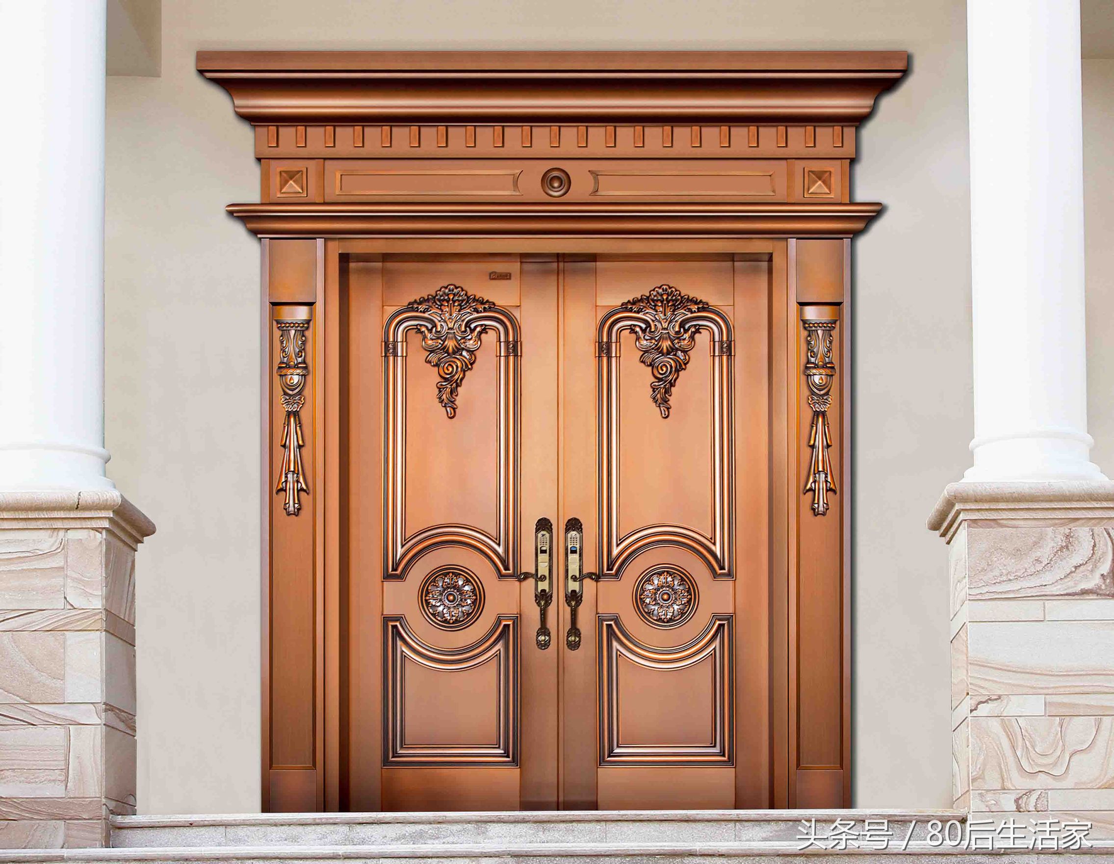 铝铸门与铜门的区别,世博铜门和图顿铜门