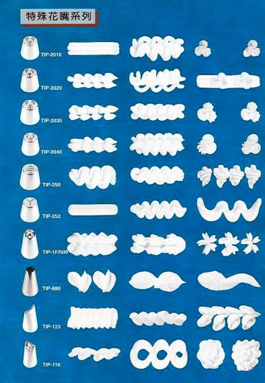 学习做蛋糕？哪里可以学西点？裱花新手看过来~全套的裱花嘴使用技巧打包好了，拿走不谢~