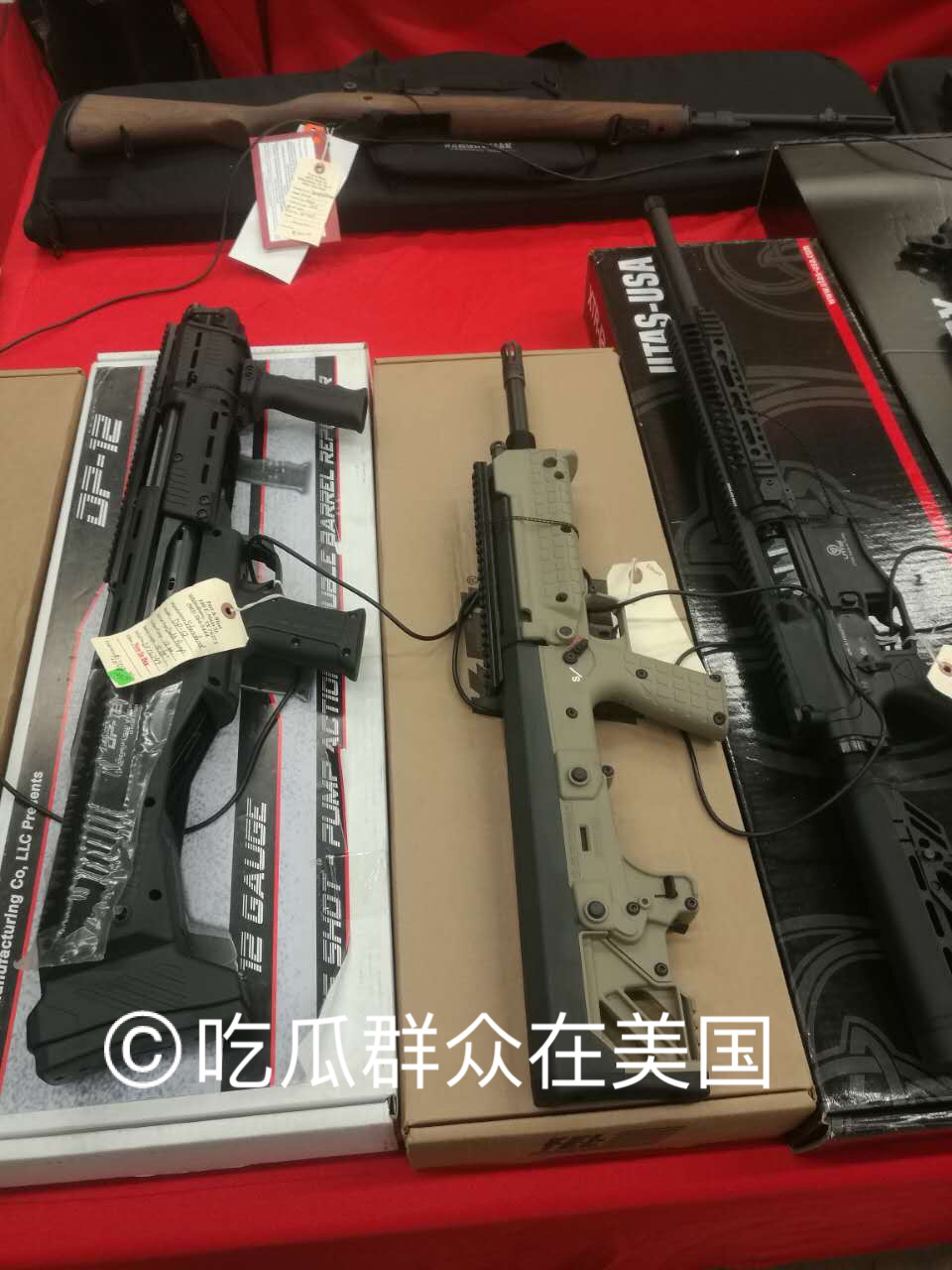 美国佛罗里达州枪展,在美国逛枪展