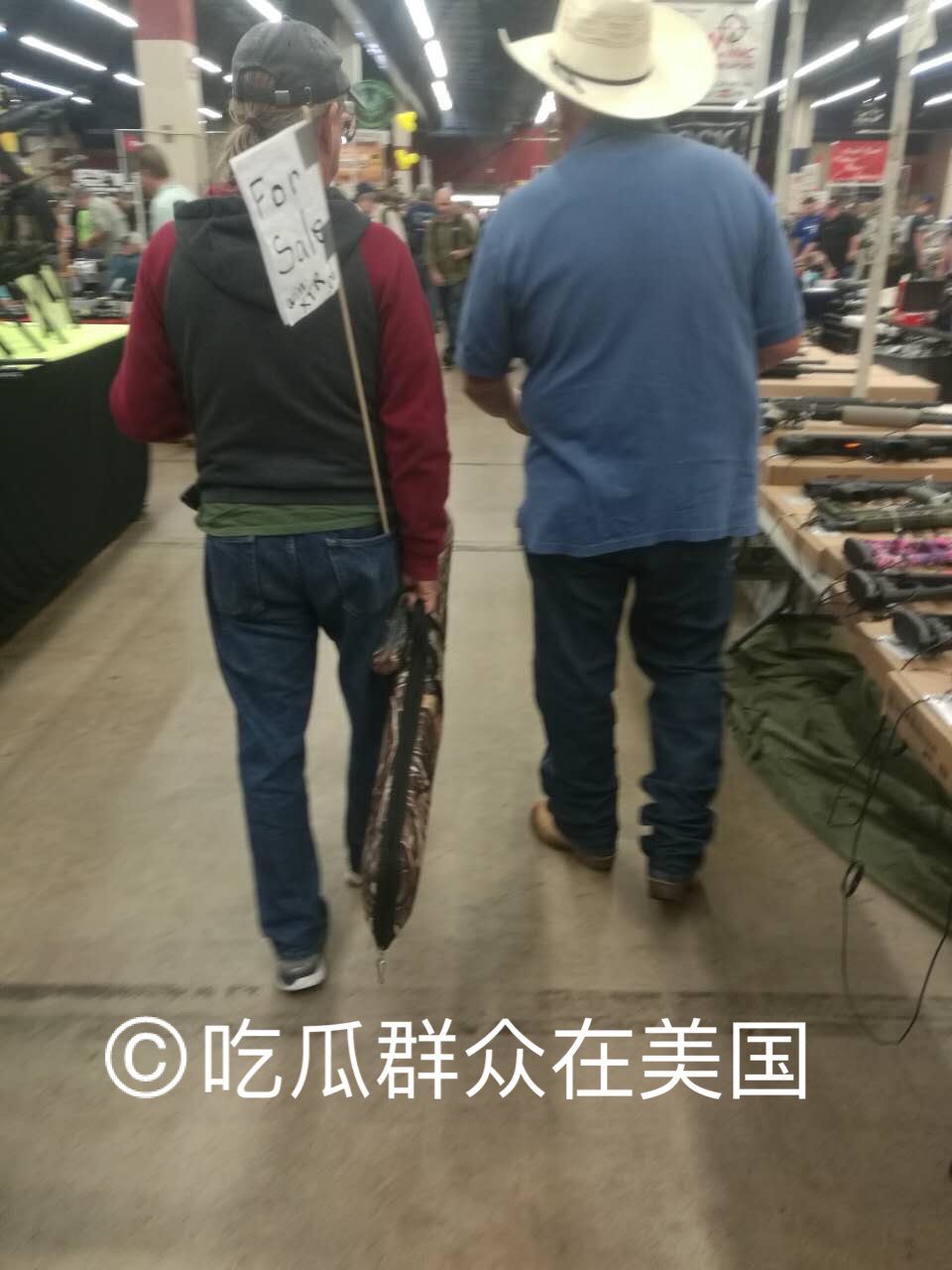 美国佛罗里达州枪展,在美国逛枪展