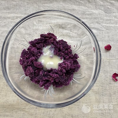 椰蓉紫薯球轻食,紫薯南瓜球