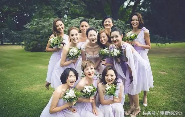 刘诗诗婚礼伴娘装,刘诗诗礼服同款