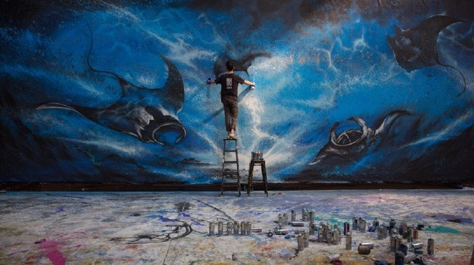 有灵魂的画能治愈一切,行走水墨里的灵魂画者