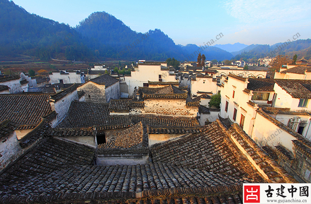 西递宏村徽派民宿,徽派西递宏村速写