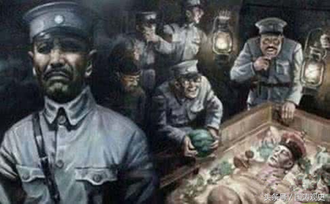 孙殿英盗墓时慈禧死多少年了,孙殿英把慈禧太后的墓打开的视频