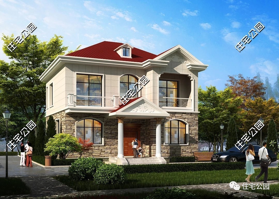 10套农村别墅合集中式小院,10套农村别墅效果图