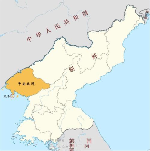 朝鲜一座小岛，原本不叫现在的名字，岛上的中国人多了，名字都被中国换了