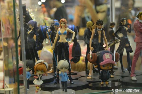 海贼王手办，动漫模型：妖都萤火虫漫展，好看好玩的东西好多