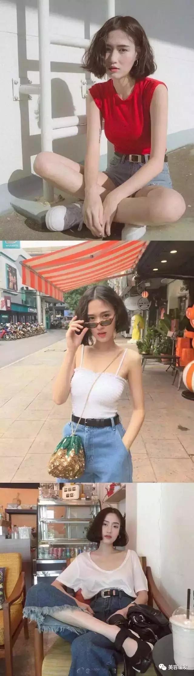 齐肩烫沙宣发型图片大全,齐肩沙宣头发型图片