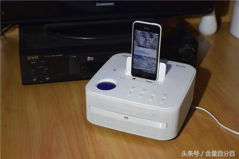 实用！新老功能结合的RSRDD515多功能苹果DVD迷你组合音响