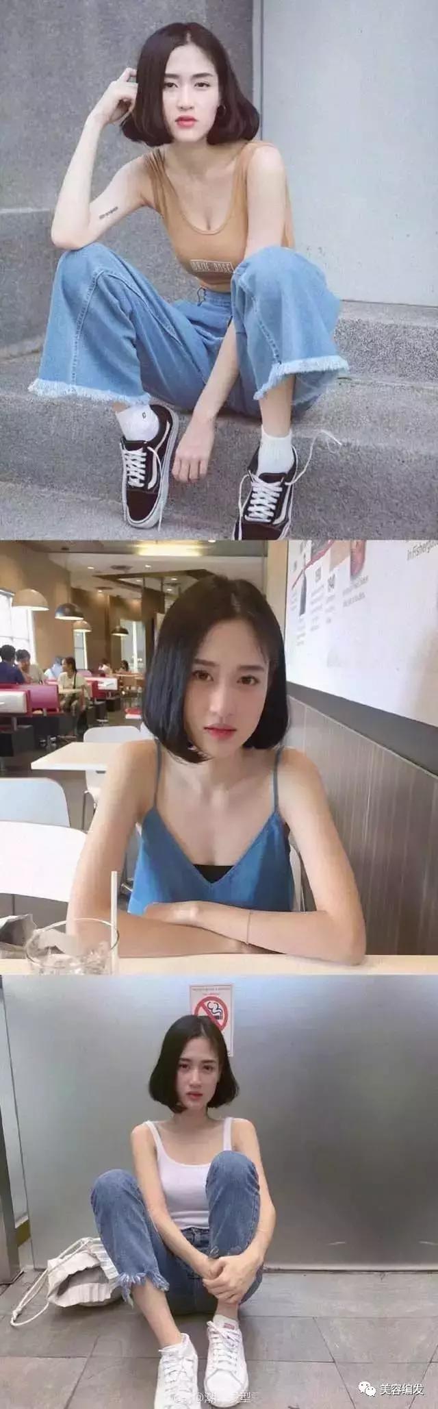 齐肩烫沙宣发型图片大全,齐肩沙宣头发型图片