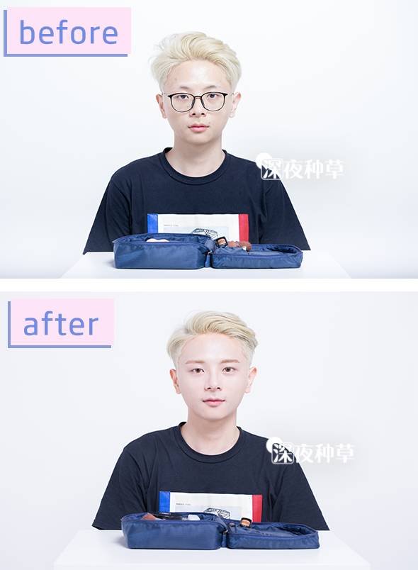 妆前6分妆后8分的女生什么样,男生妆前妆后详细教程