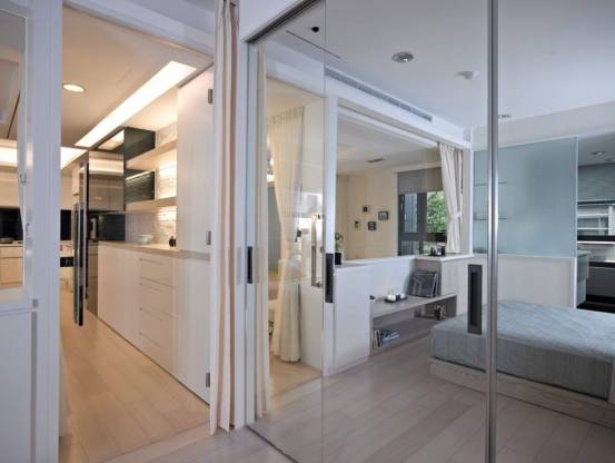 房间隔断用什么玻璃采光好,多道玻璃隔断采光