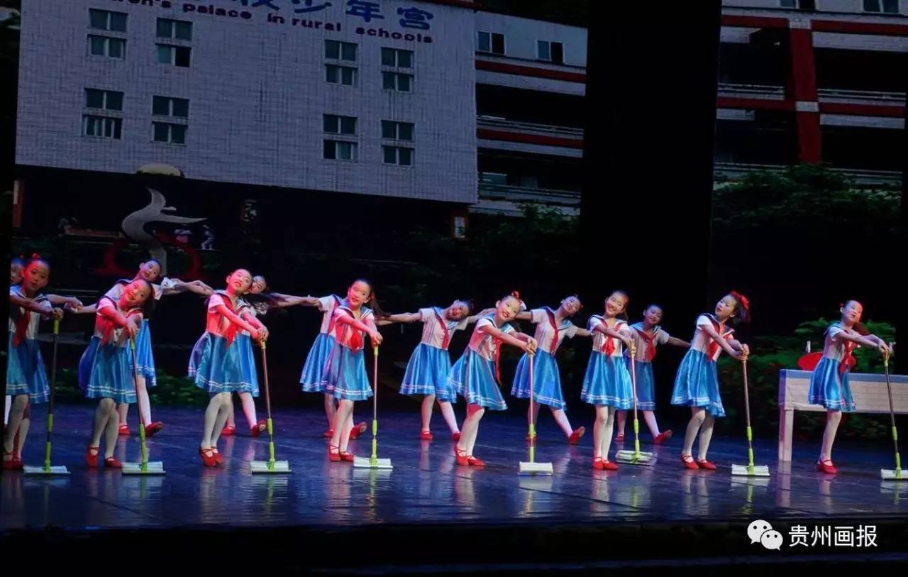 贵州贵阳学校文艺节演出,贵州乡村学校少年宫文艺汇演